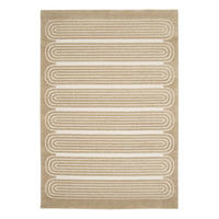 TEPPICH sehr weich mit Relief-Effekt bruin - Braun, Textil (160/230cm) - AFK Living