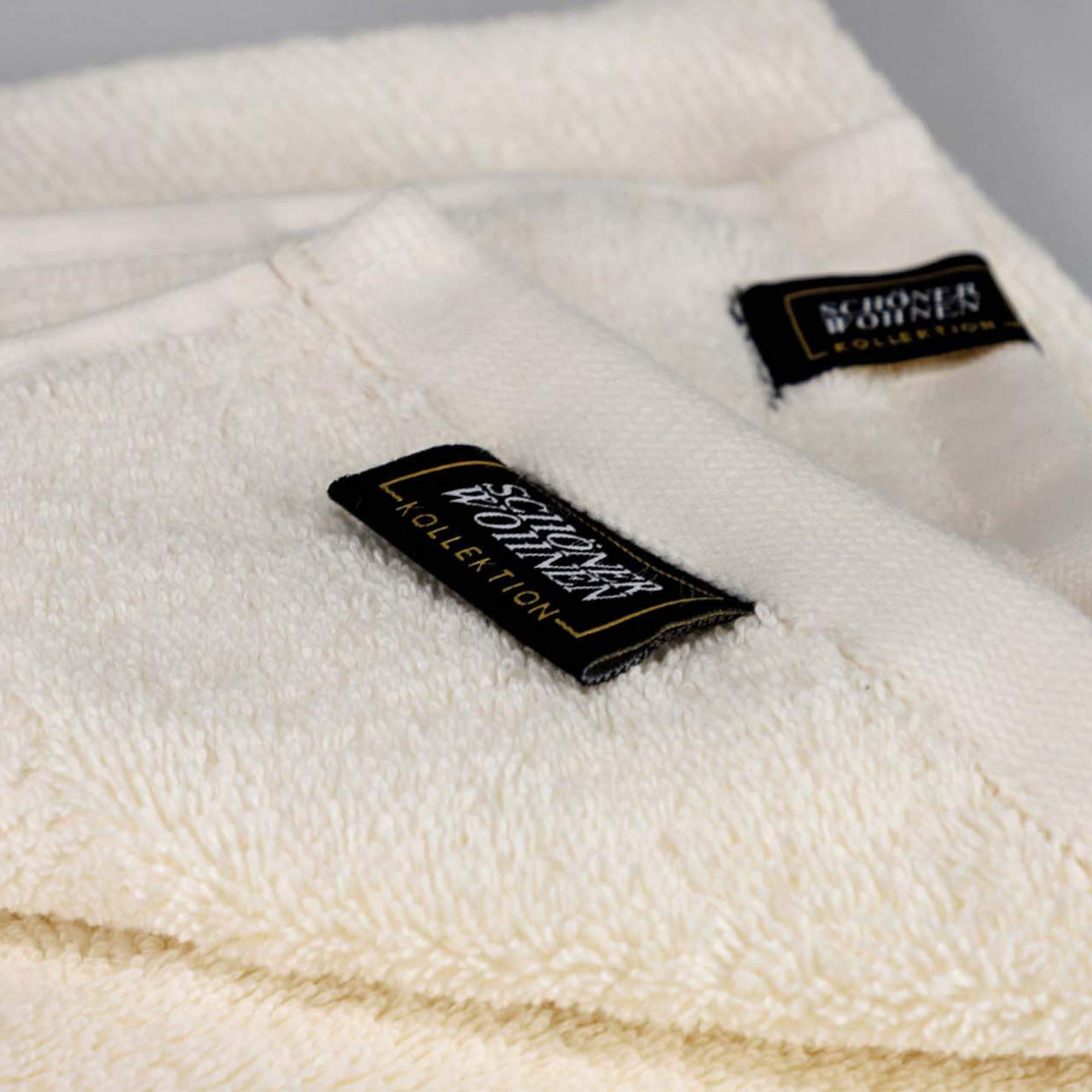 HANDTUCH AUS 100 % BAUMWOLLE SENSE 2ER SET - Creme, Textil (50/100cm) - Schöner Wohnen