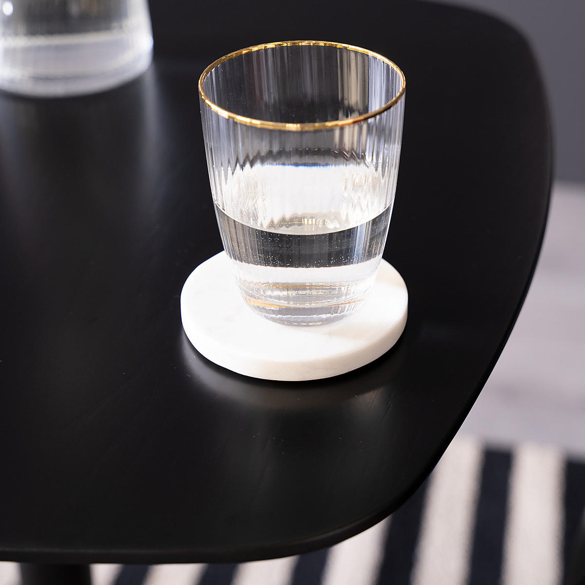 BISTROTISCH - Echtholzfurnier / Metall - Eichefarben, Holzwerkstoff (60/60/74cm) - home24