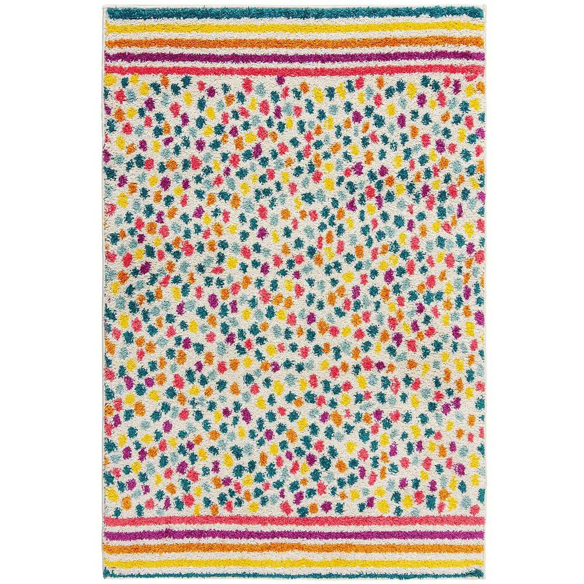 KINDERTEPPICH Shaggy-Design, pflegeleicht, bunt HOLME, 140x200 cm - Multicolor, Textil (140/200cm) - KADIMA DESIGN