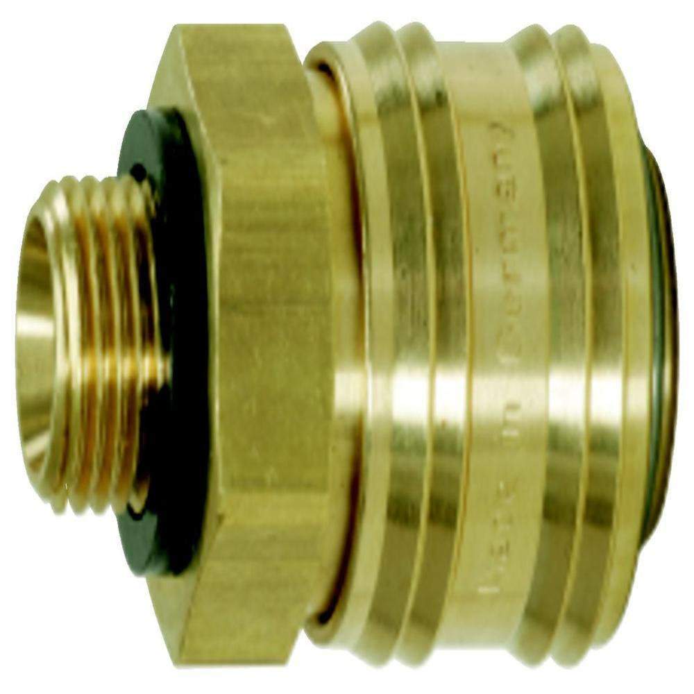 KS TOOLS Messing-Kupplung mit Außengewinde, G1/2"AG ( 515.3482 ) - Multicolor, Kunststoff (24/44/35cm) - KS Tools