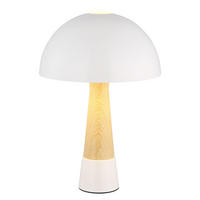 TISCHLEUCHTE Paulin Holzoptik Beige - Beige, Metall (25/25/36.5cm) - Nowa