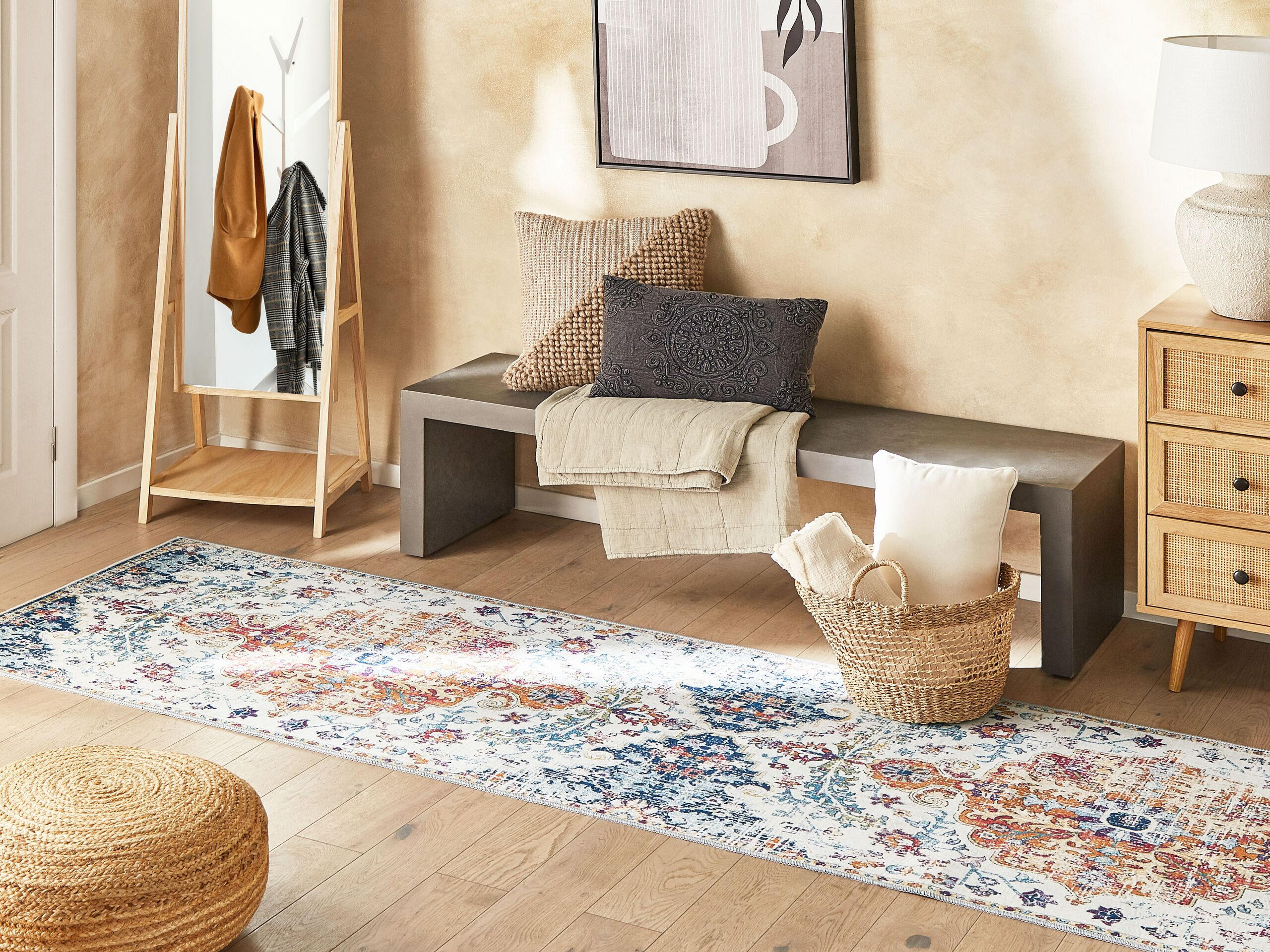 VINTAGE-TEPPICH Enayem 240/80 cm - Multicolor, Kunststoff (80/240cm) - Beliani