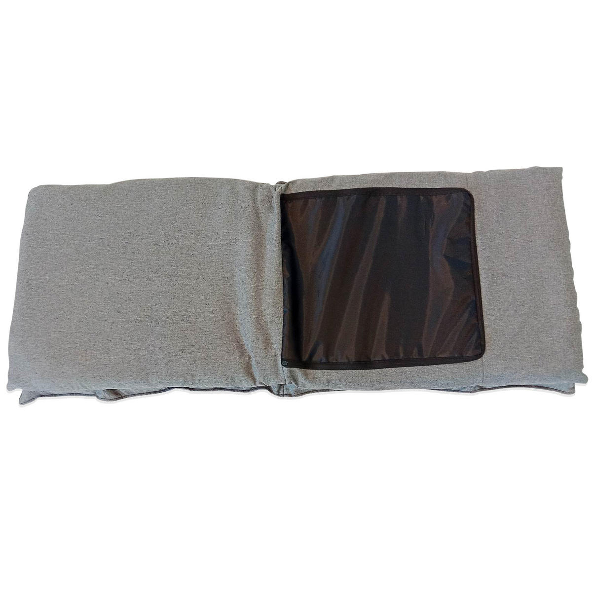 MEDITATIONSTUHL Grau 56/140/15 cm - Grau, Textil (56/15/140cm) - Mobili Rebecca
