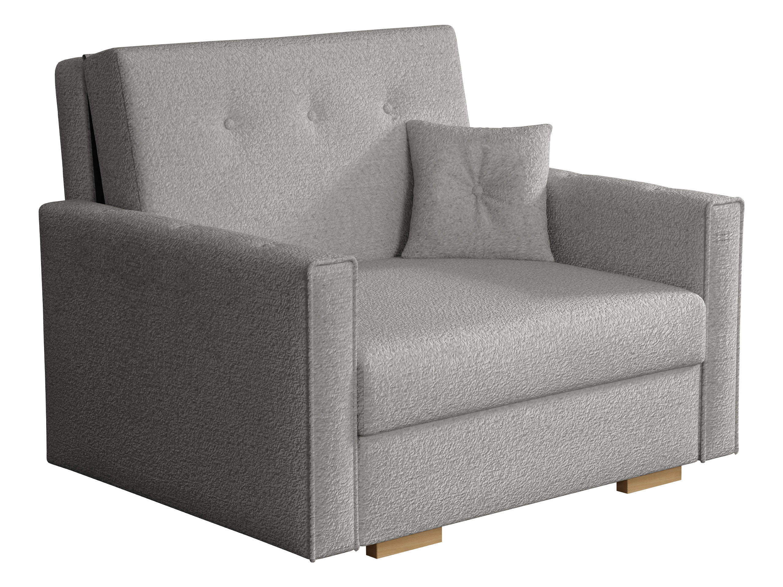 SCHLAFSOFA Viva Sonic I - Schwarz/Grau, Holz/Textil (103/85/100cm) - MIRJAN24