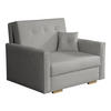 SCHLAFSOFA Viva Sonic I - Schwarz/Grau, Holz/Textil (103/85/100cm) - MIRJAN24