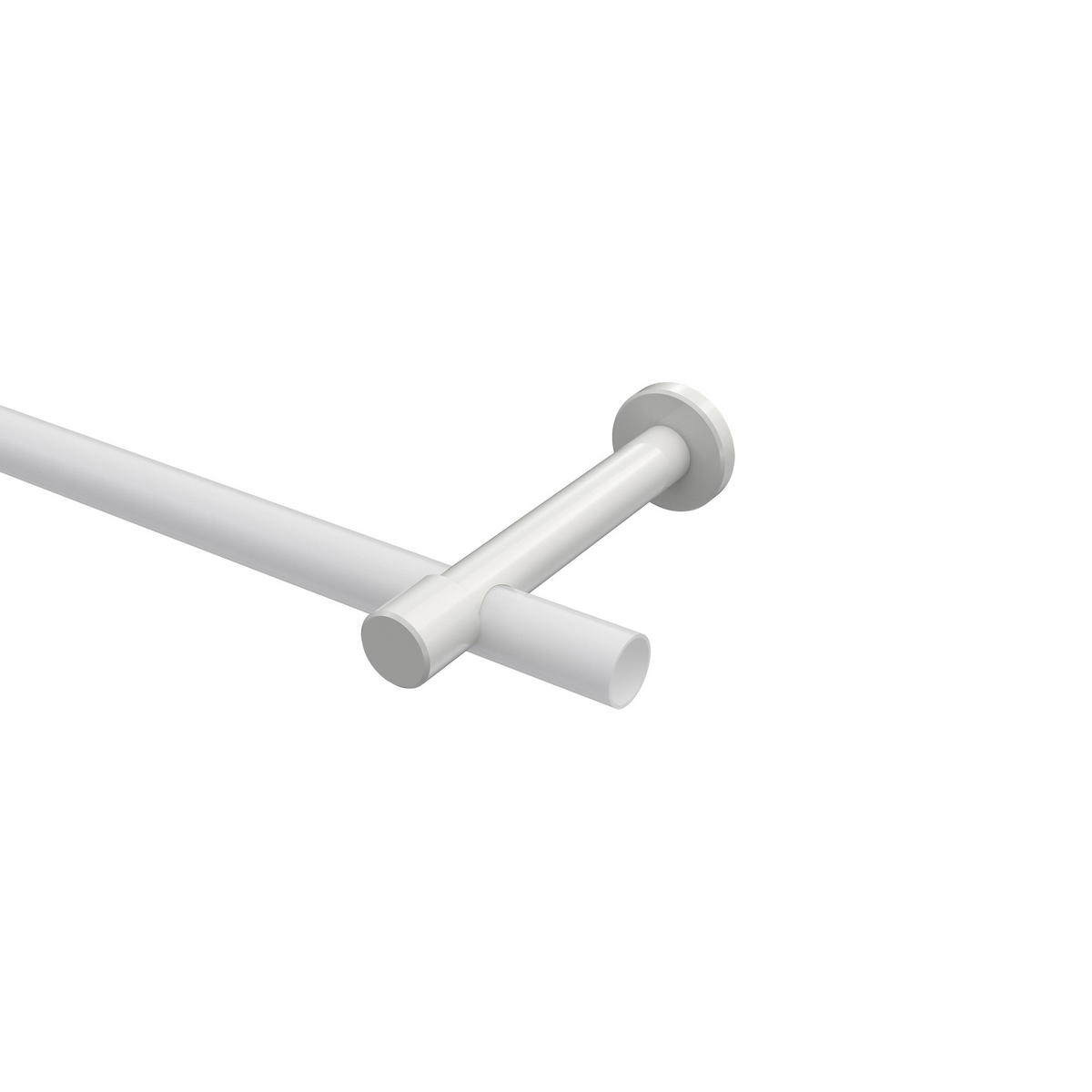 TRÄGER FÜR GARDINENSTANGEN 20 mm Ø, Prestige 1-läufig, Weiß - Weiß, Metall (13.7/4/4cm) - INTERDECO