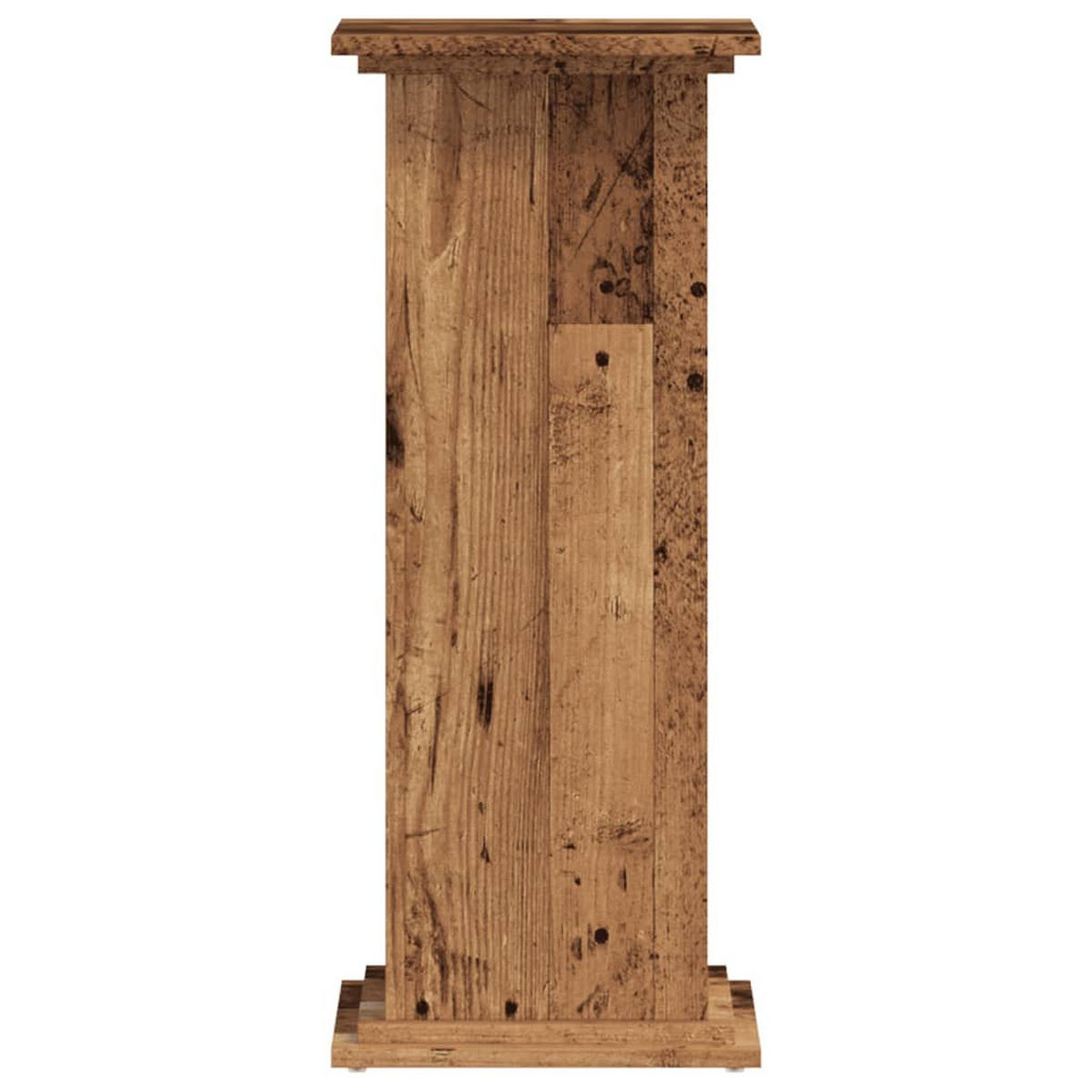PFLANZENSTÄNDER Altholz-Optik 33/33/80 Cm Holzwerkstoff - Braun, Holzwerkstoff (33/80/33cm) - vidaXL