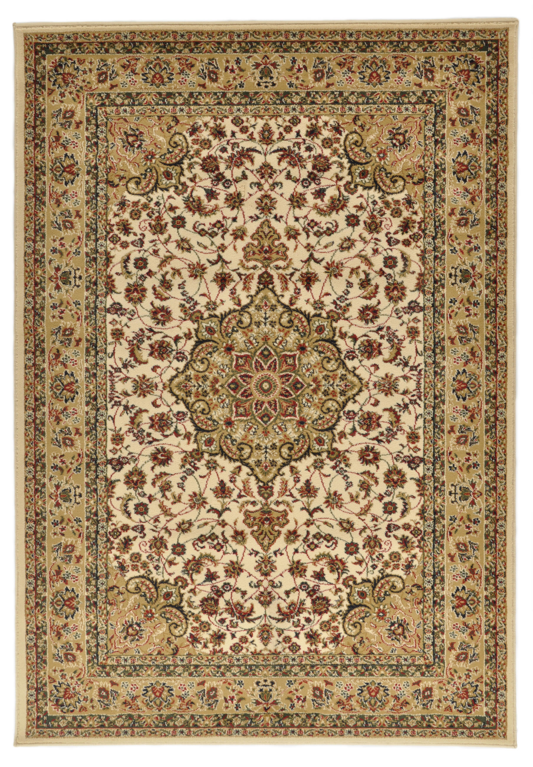 Gino Falcone Orientteppich Beige 66x120 cm