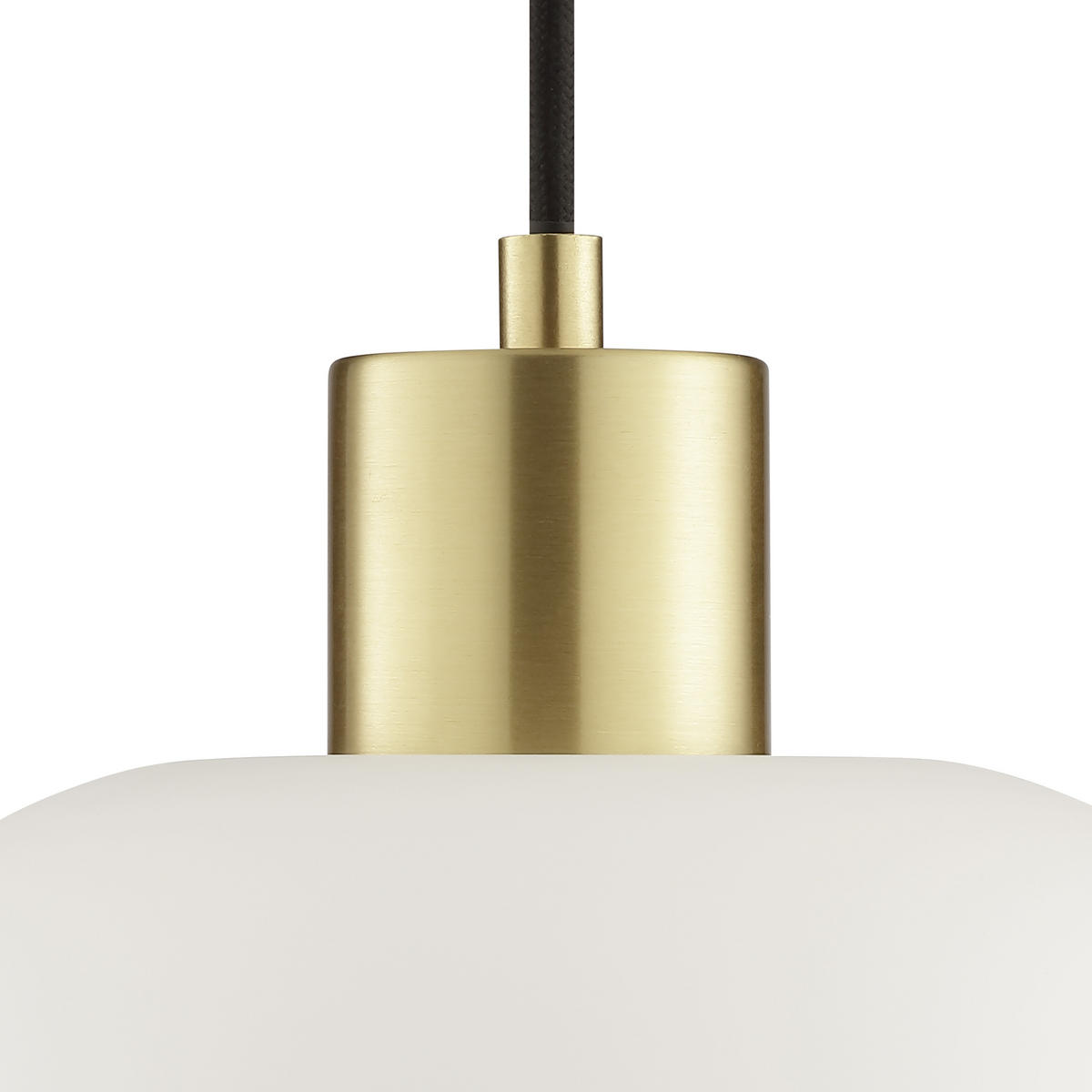 LED DECKENLEUCHTE Fanny Messing gebürstet/Weiß 22/22/120 cm - Multicolor, Metall (22/22/120cm) - Brilliant