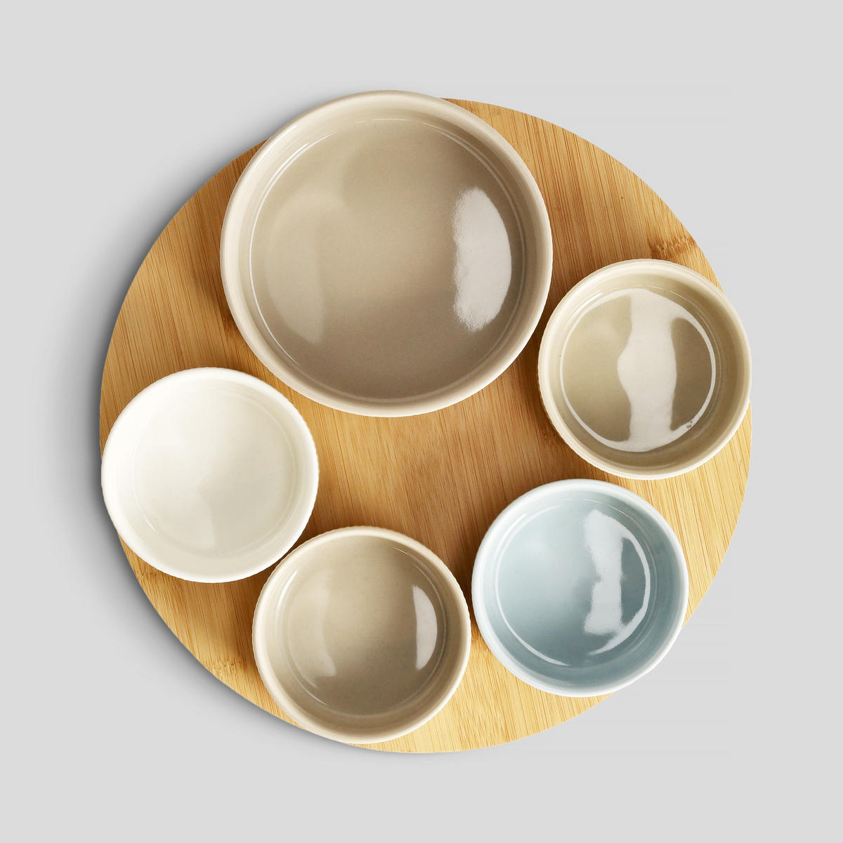 SERVIERTELLER Liners - Hellblau, Keramik (31/8/31cm) - home&you