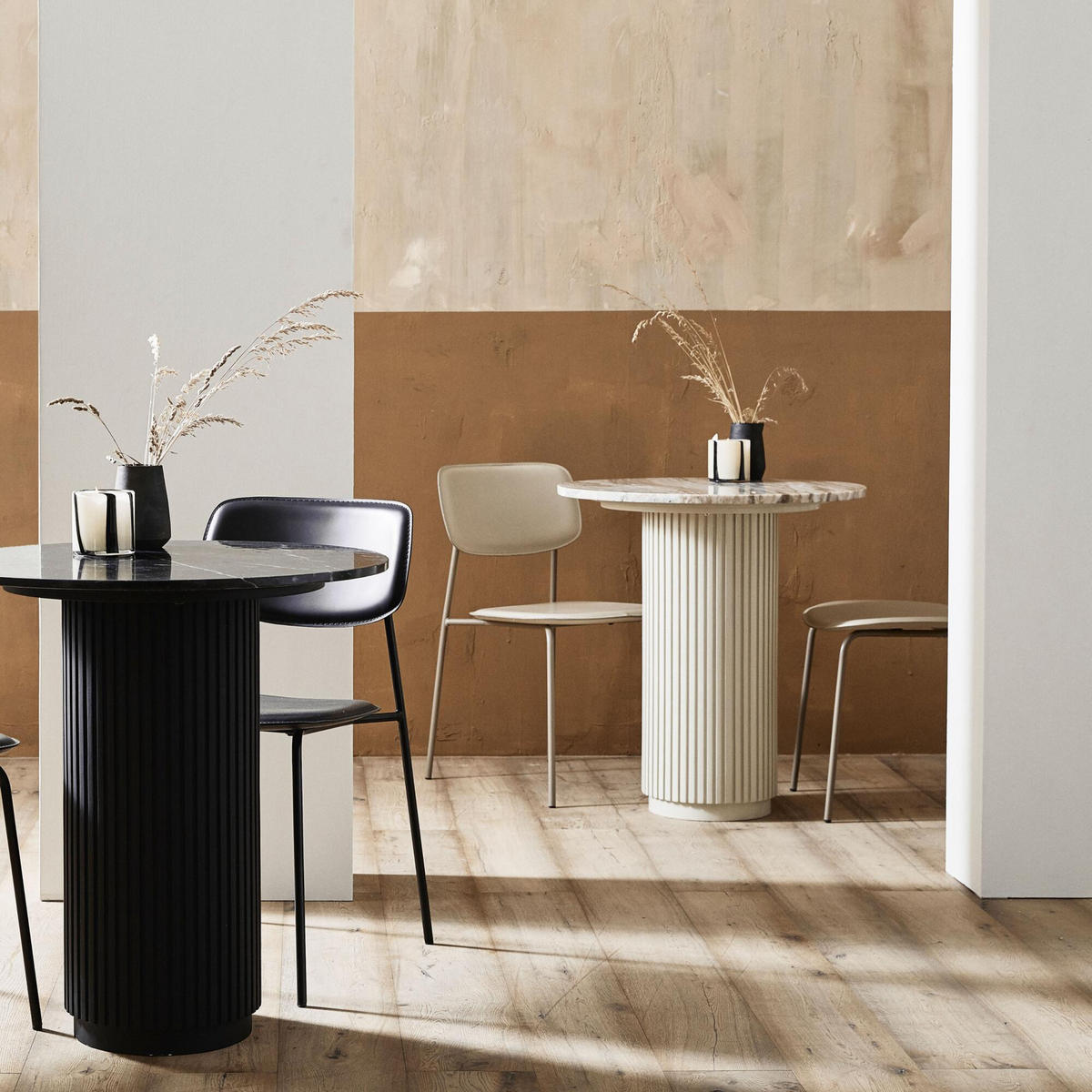 ESSTISCH ERIE Beige 70x70x75 cm - Beige, Holz (70/70/75cm) - FURNLUX