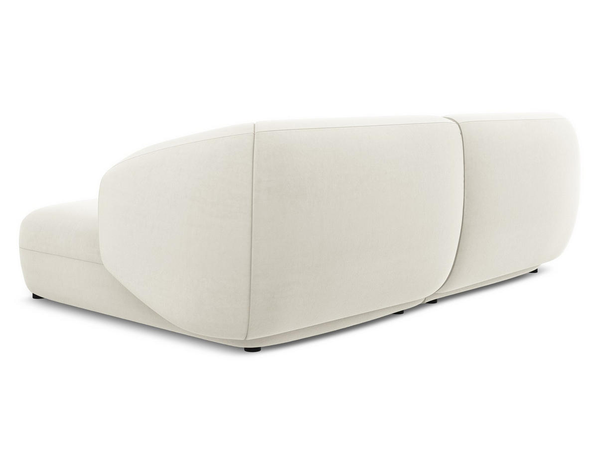 3-SITZER SOFA mit Schlaffunktion Strukturstoff Stoff Orange - Terracotta/Schwarz, Kunststoff/Textil (216/86/105cm) - Makamii