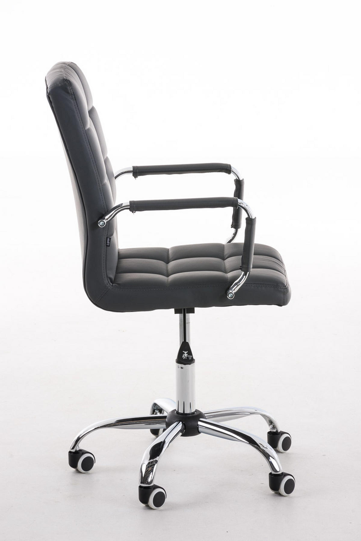 BÜROSTUHL Deal V2, Kunstleder Grau - Grau, Textil/Metall (54/101/59cm) - TPFLiving