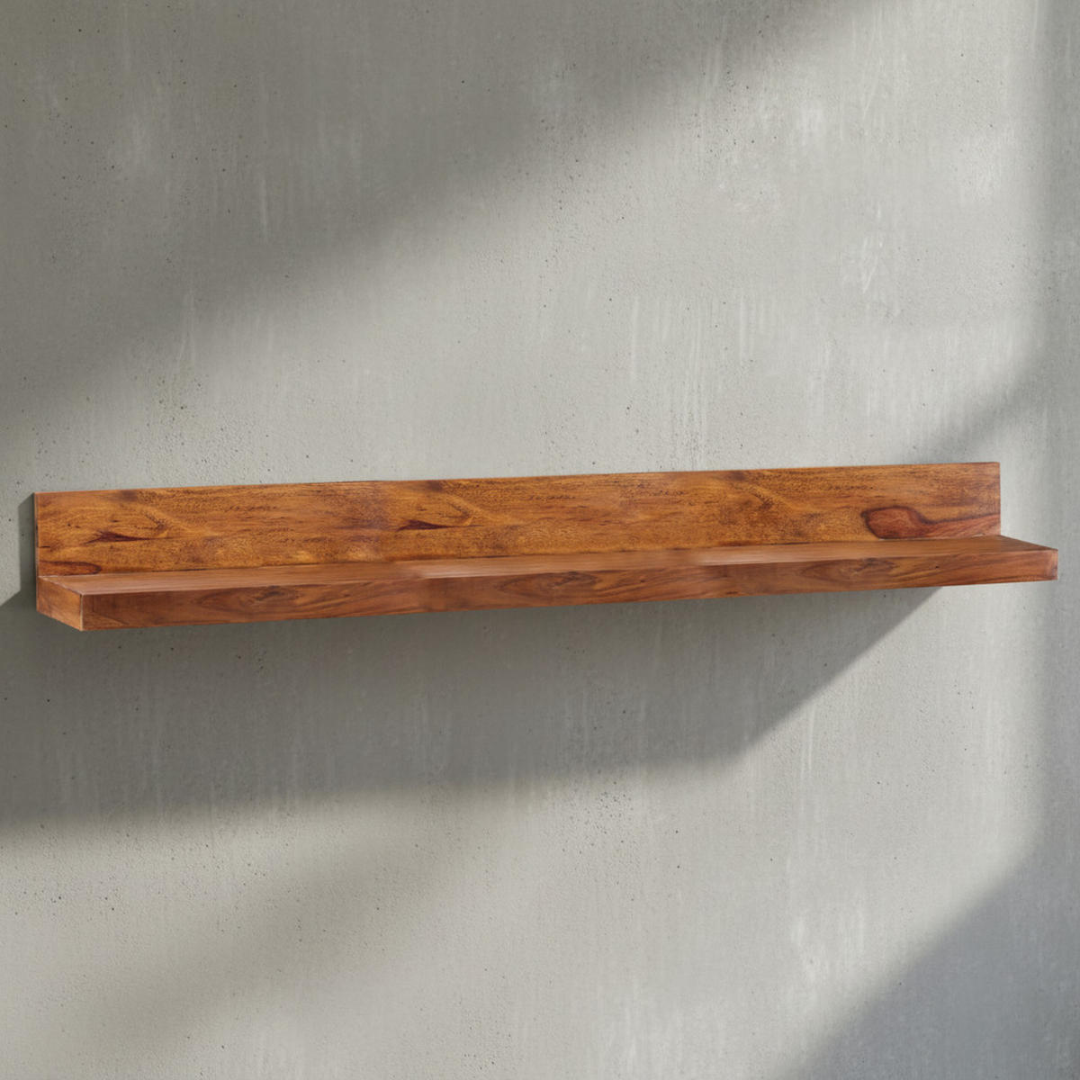 WANDREGAL NAKO Massivholz Flexibles Design Landhausstil, Braun 160x24x17 cm - Braun, Holz (160/17/24cm) - KADIMA DESIGN