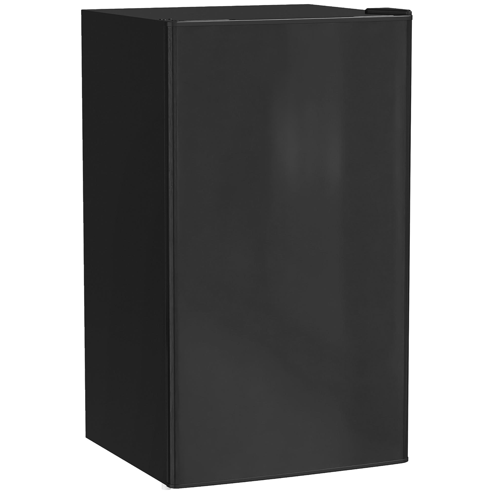 MINI-KÜHLSCHRANK Stahlblech Kunststoff Schwarz - Schwarz, Metall (44.2/84/47.5cm) - HOMCOM