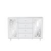 SIDEBOARD Weiß 160/40/84 cm - Weiß, Holz (160/84/40cm) - Urban Meuble