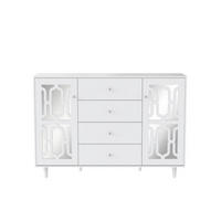 SIDEBOARD Weiß 160/40/84 cm - Weiß, Holz (160/84/40cm) - Urban Meuble