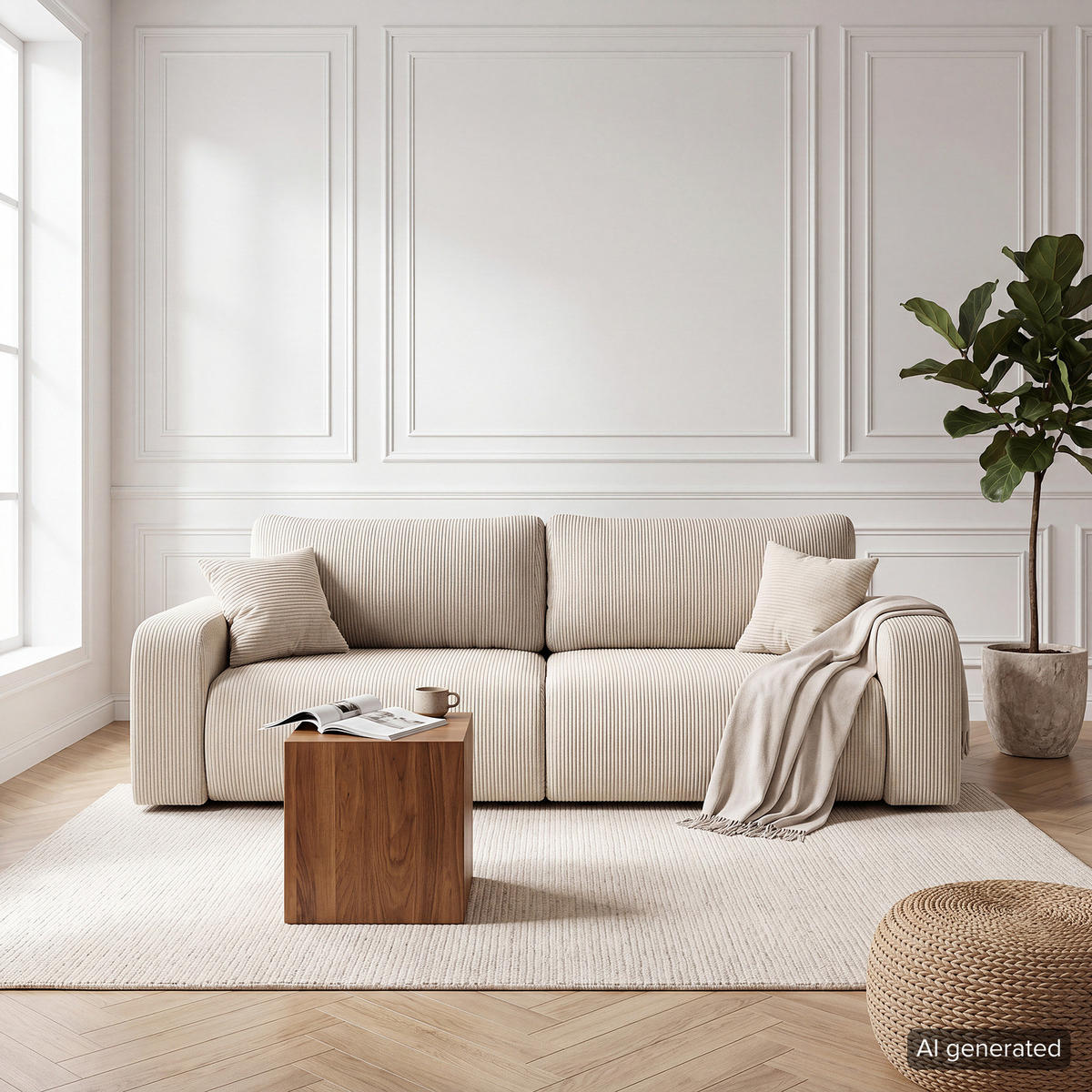 SCHLAFSOFA - Beige/Schwarz, Kunststoff/Textil (245/83/90cm) - home24