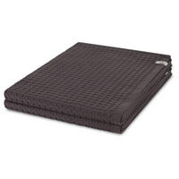 DUSCHTUCH Piquee 2er-Set - Dunkelgrau, Textil (70/140cm) - MÖVE