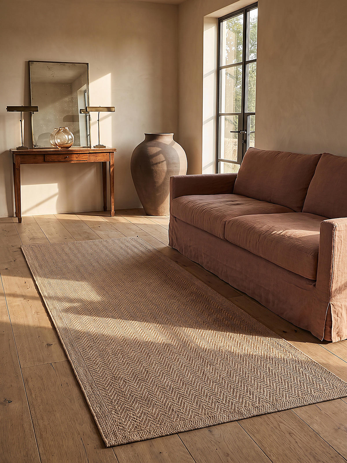 TEPPICHLÄUFER Geometrisch CORDEV Polypropylen Natur 60 x 90 cm - Beige, Textil (60/90cm) - KADIMA DESIGN