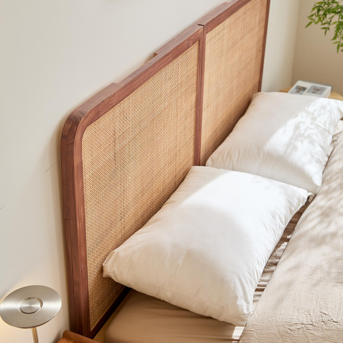 BETTKOPFTEIL Rechteckig Braun 163.5 x 3.5 x 108.5 (cm) - Braun, Holz (163.5/108.5/3.5cm) - Nordlys