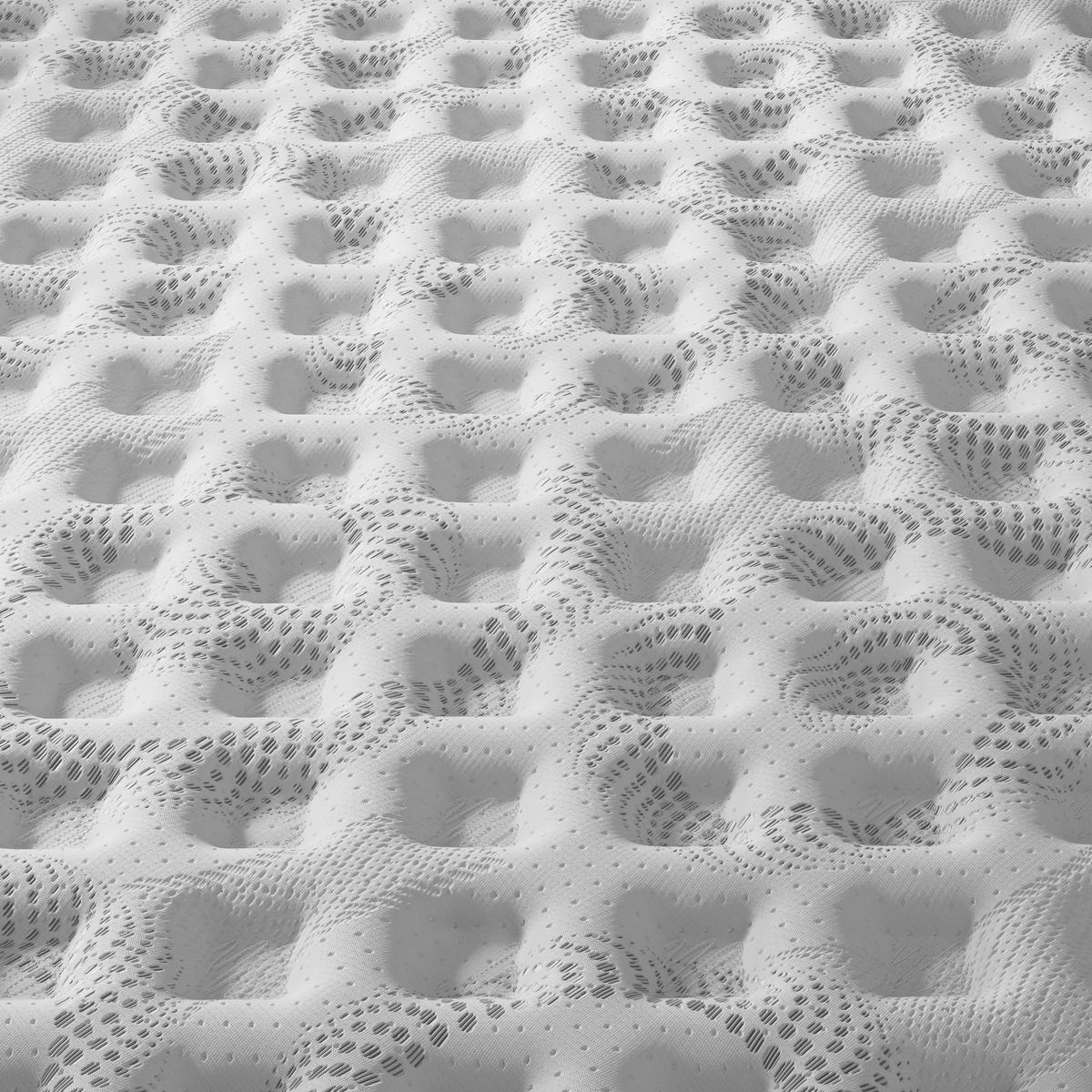 GEL-TASCHENFEDERKERNMATRATZE Höhe 30cm 120x190cm - Weiß, Naturmaterialien (120/190cm) - November Sleep