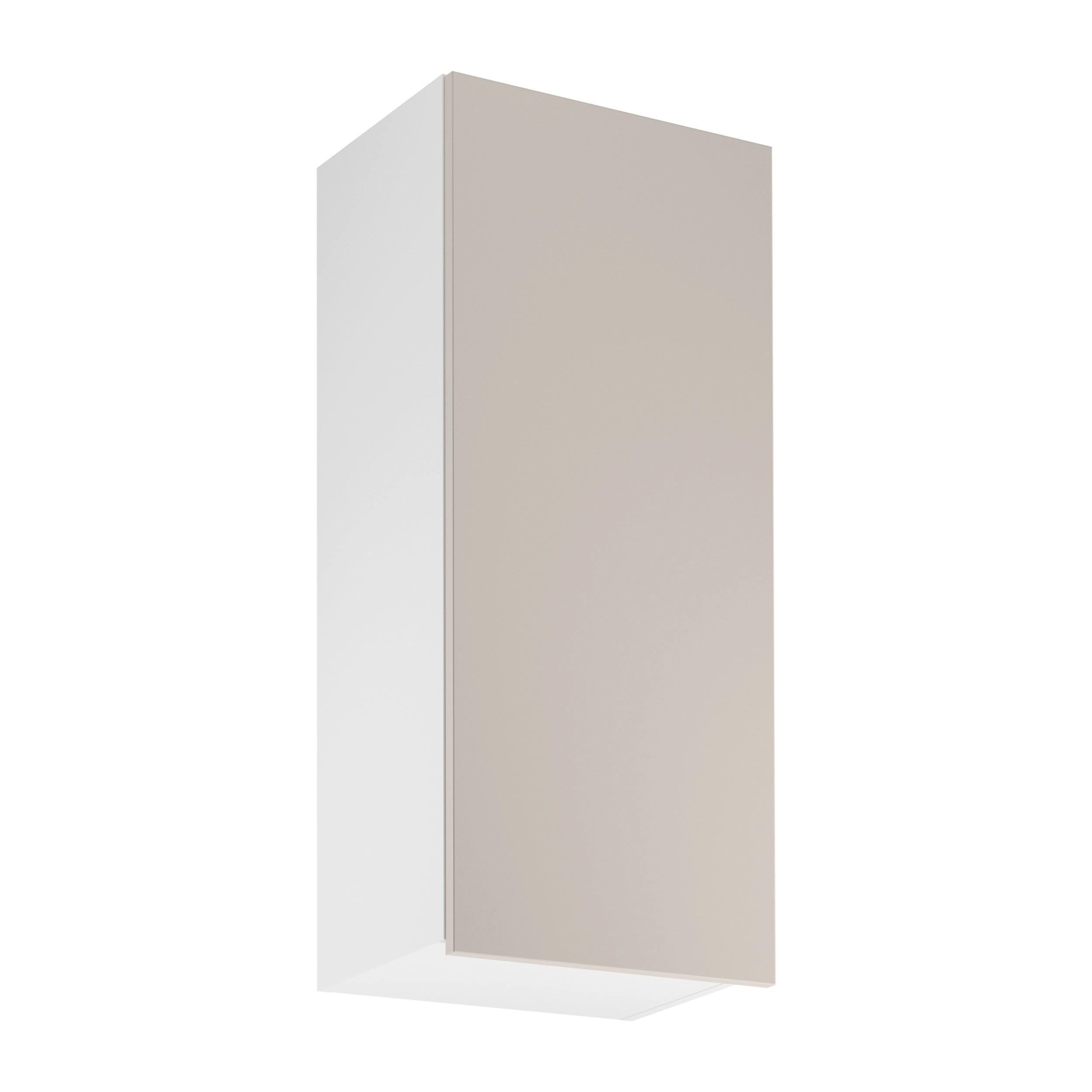 Royal24_Markt Hängeschrank Weiß, Beige 45x100x32 cm