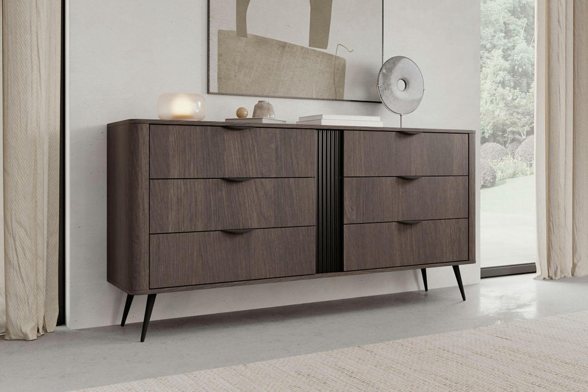 KOMMODE VERIS Braun 163x38x81 cm - Braun, Holzwerkstoff (163/81/38cm) - FURNLUX