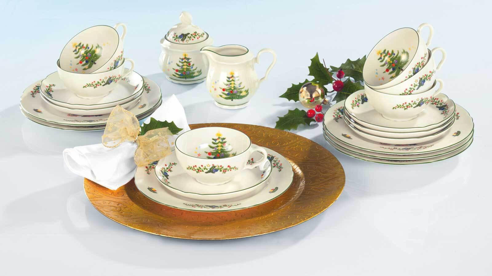 TEESERVICE Marieluise Weihnachten bunt 20er Set - Multicolor, Keramik (1/1/1cm) - Seltmann Weiden