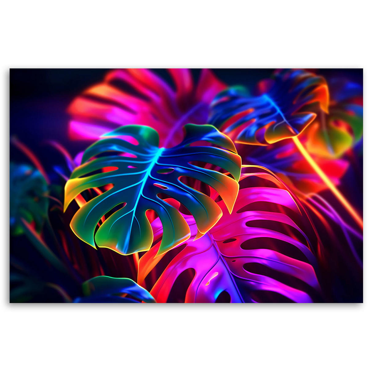KUNSTDRUCK Bunt 100/70 cm - Multicolor, Textil (100/70cm) - KUNSTLOFT