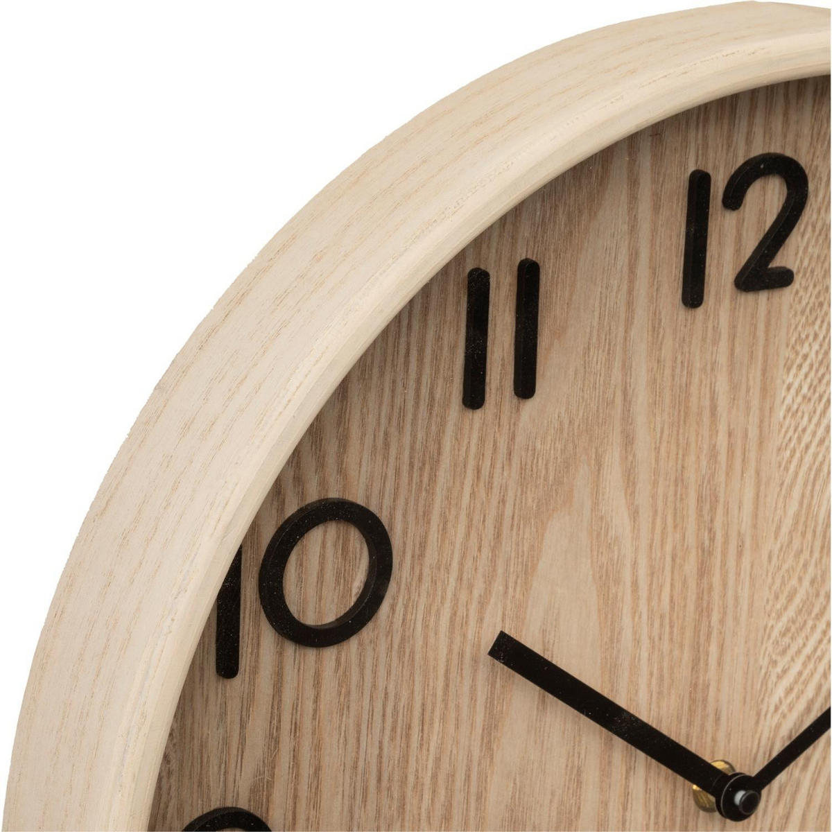 WANDUHR minimalistisches Zifferblatt Ivana 38/38/5 cm - Braun, Holzwerkstoff (38/5/38cm) - Atmosphera Createur d´interieur