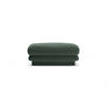 POUF Torino aus strukturiertem Stoff moosgrün - Salbeigrün, Textil (80/41/80cm) - Micadoni
