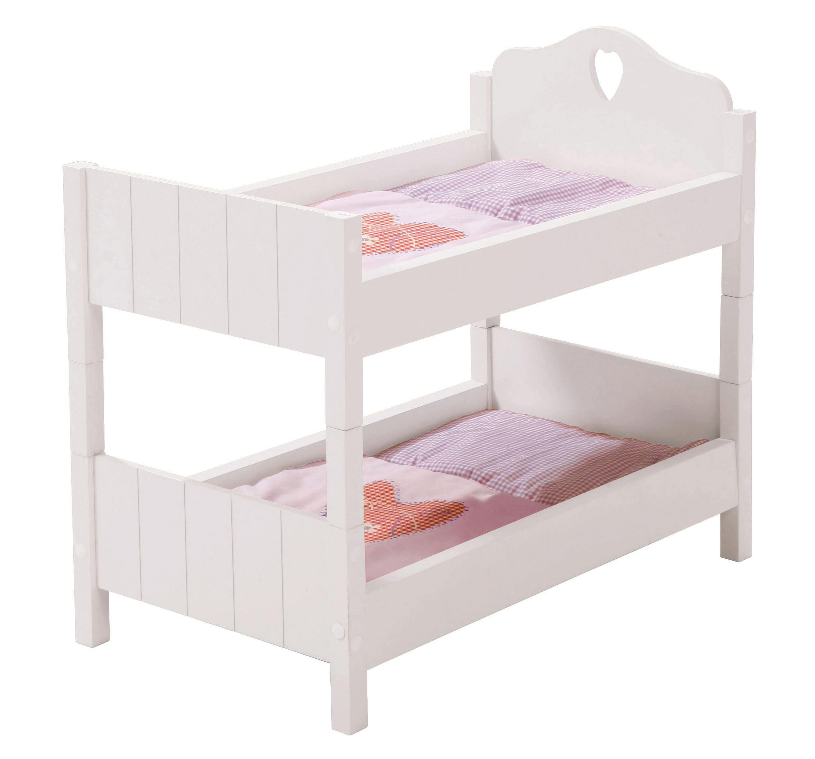 PUPPENETAGENBETT Fienchen - Weiß, Holzwerkstoff (30/45.5/52cm) - Roba