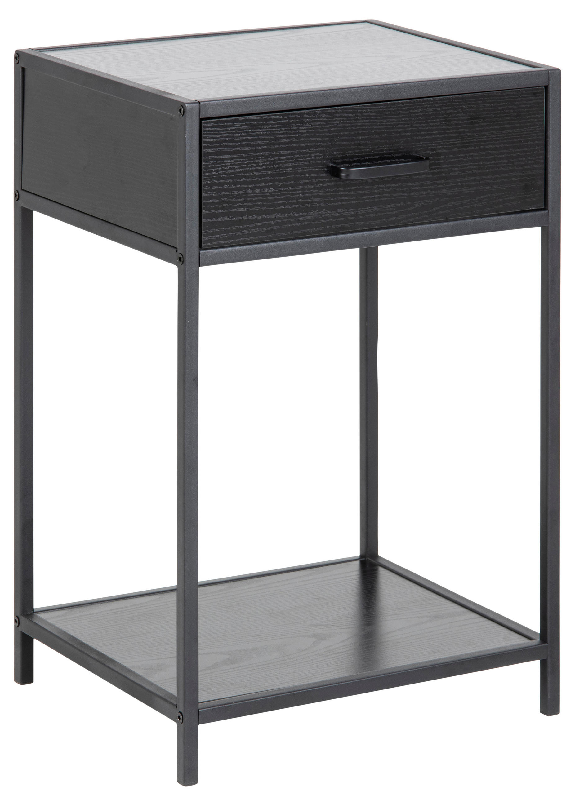 ebuy24 Nachtschrank Dunkelgrau 42x63x35 cm