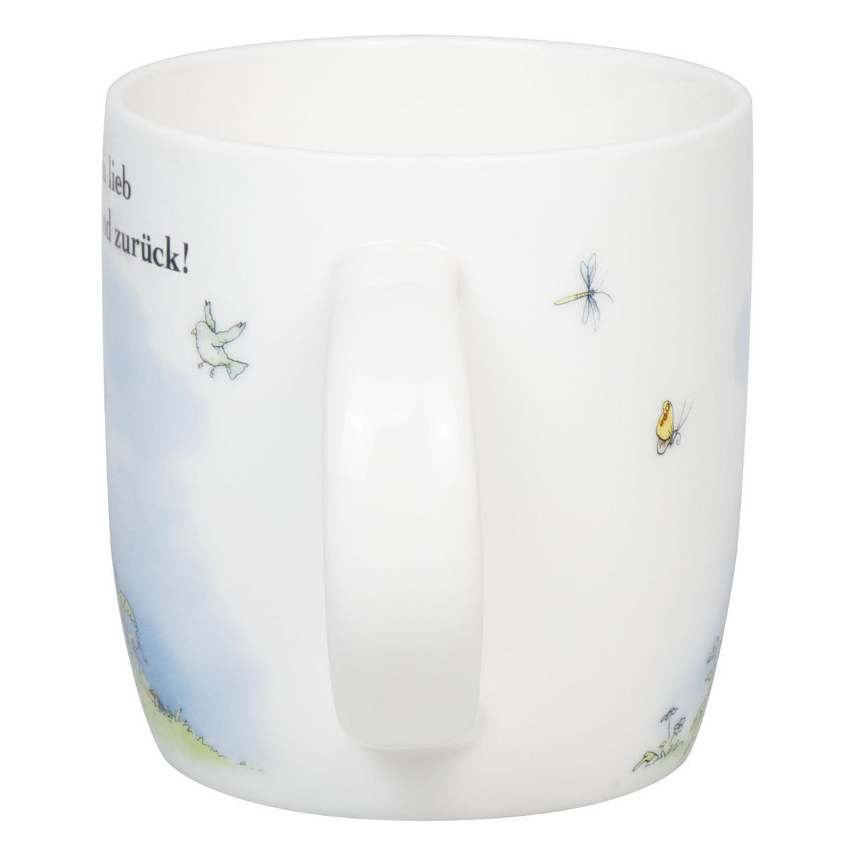 KAFFEEBECHER Ich hab dich lieb bis zum Mond - Naturfarben, Keramik (0.4L) - Könitz