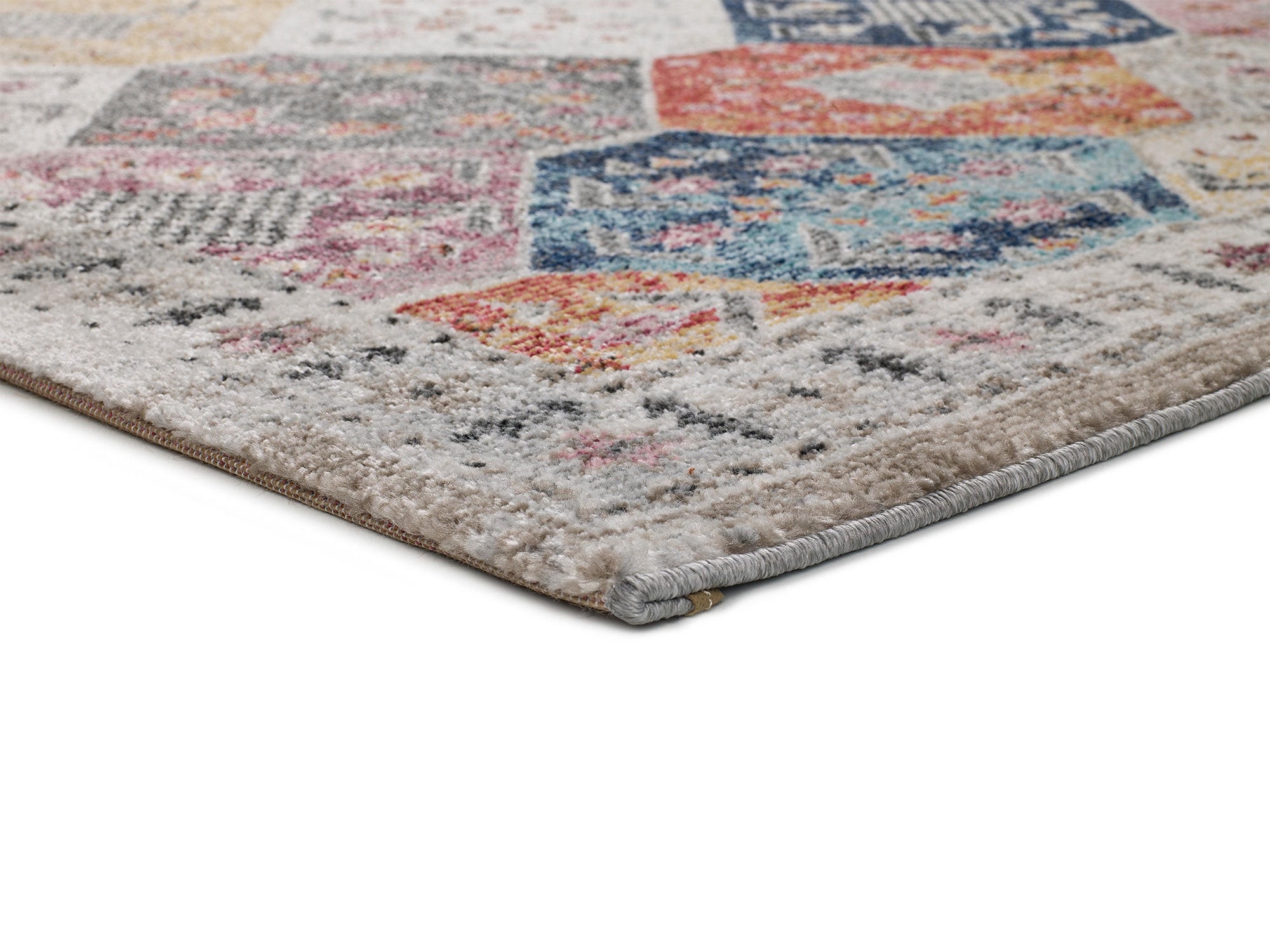 VINTAGE-TEPPICH Mehrfarbig Mirva 120/170 cm - Multicolor, Naturmaterialien/Textil (120/170cm) - Atticgo