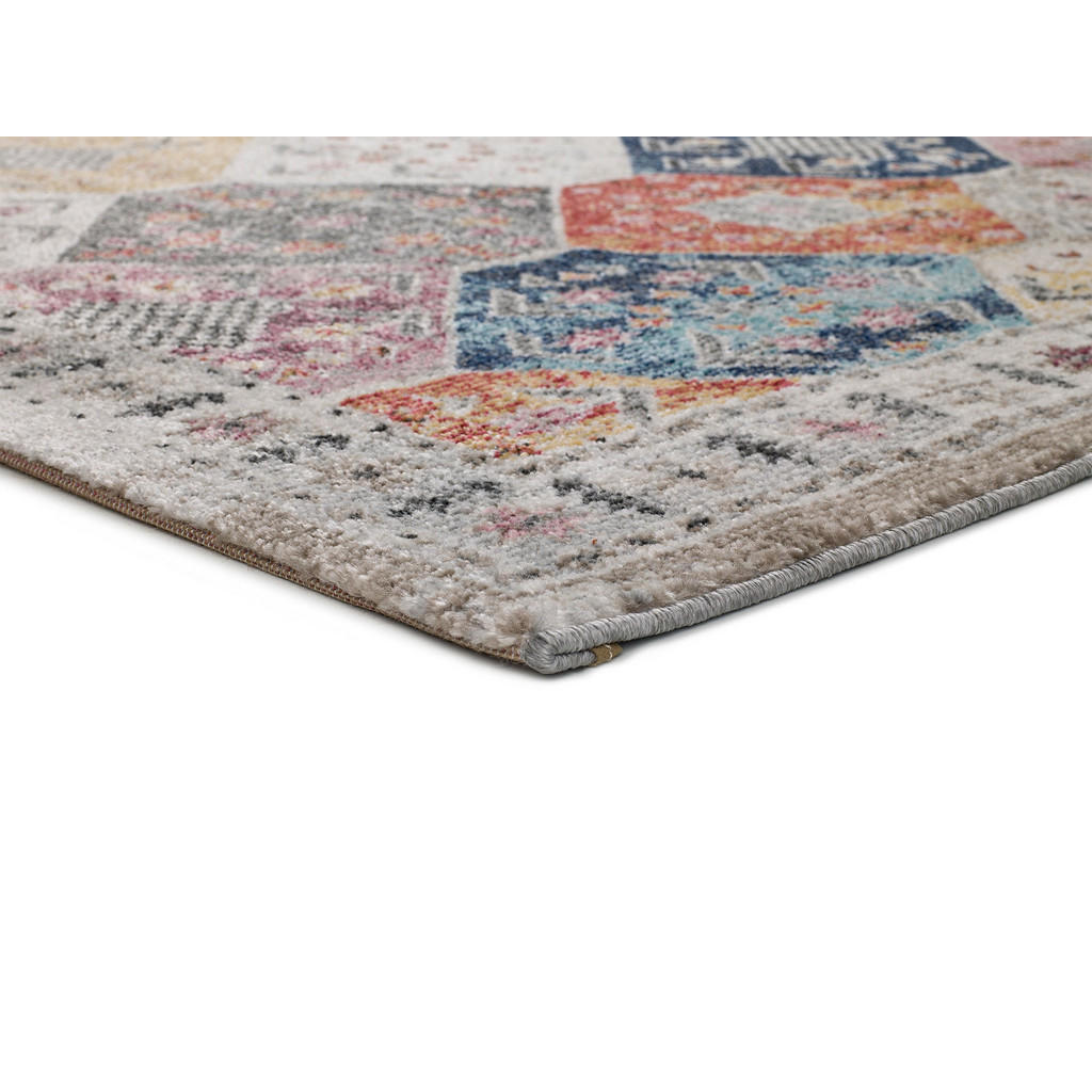 Thumbnail - Atticgo Vintage-Teppich, Mehrfarbig, Textil, Grafikmuster, Rechteckig, 160x230 cm, Oeko-Tex® Standard 100, in verschiede...