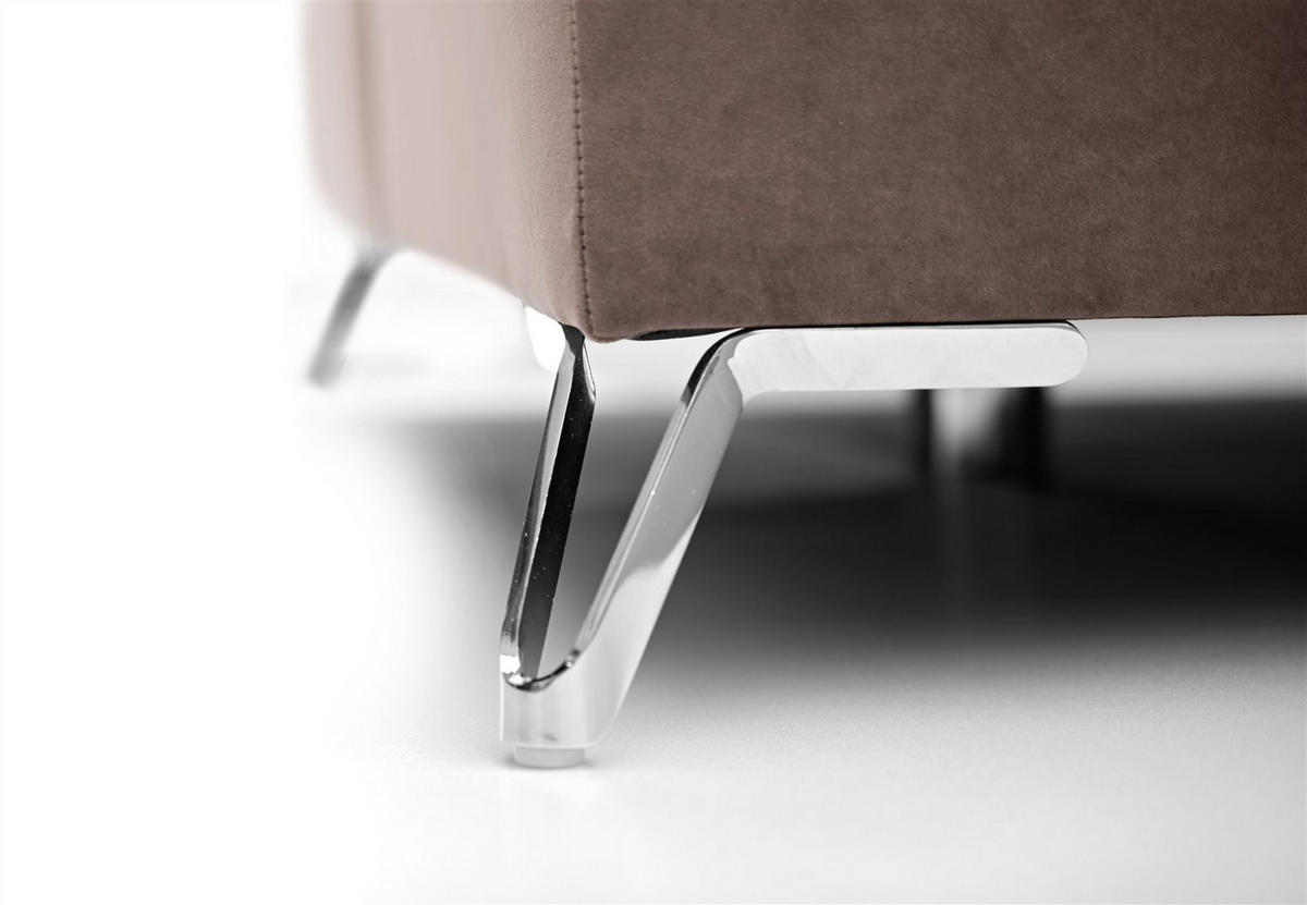 BOXSPRINGBETT Agnus - Dunkelbraun, Holzwerkstoff/Textil (120/200cm) - Fun Möbel