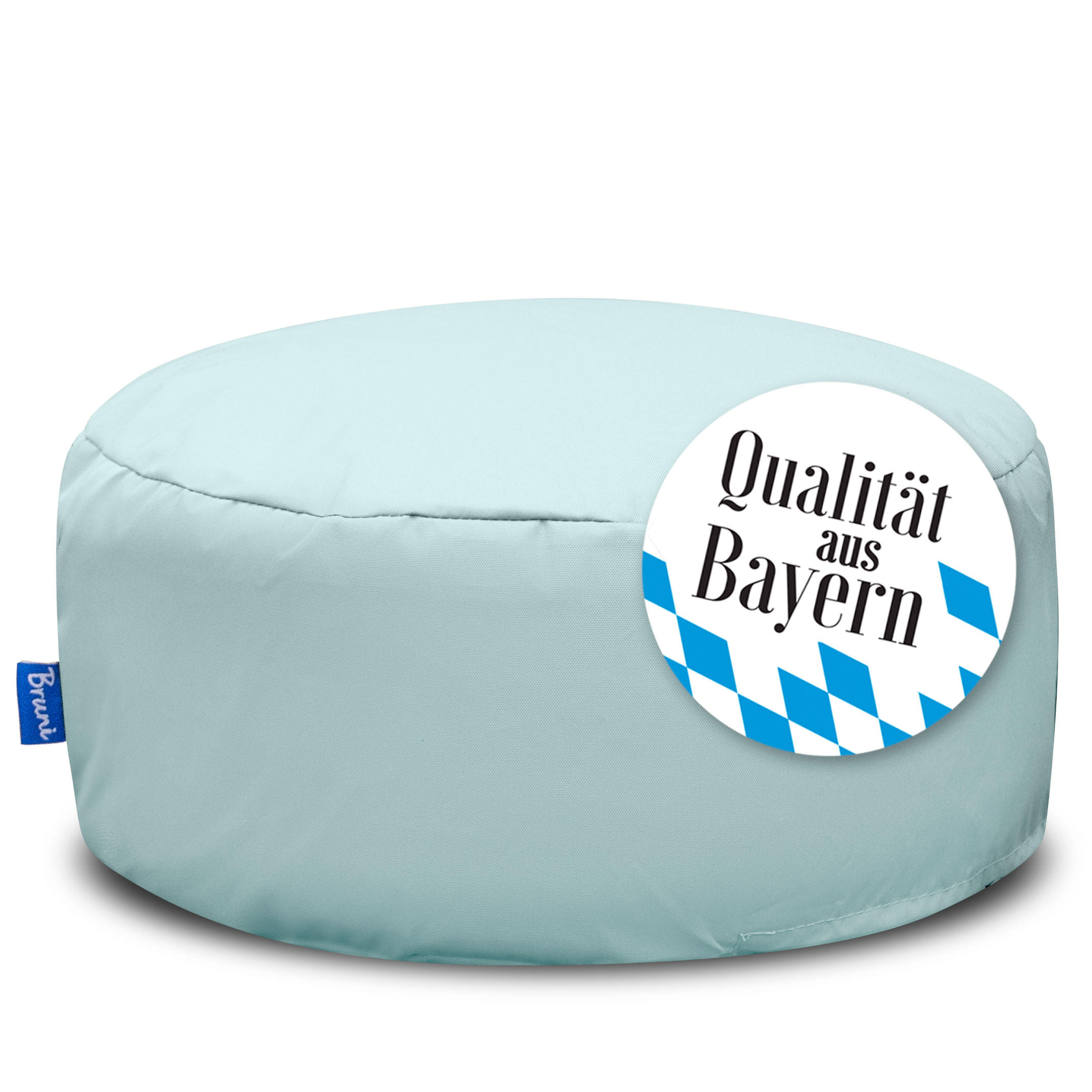 POUF M eisgrau - Blaugrau/Grau, Textil (500/200/500cm) - Bruni