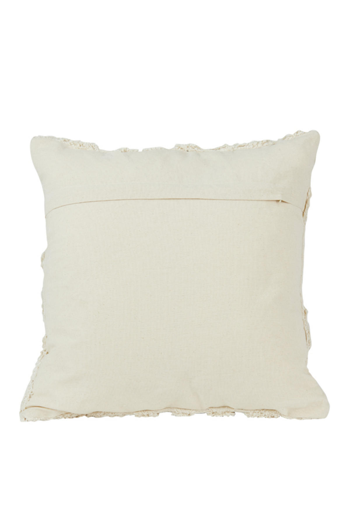 DEKOKISSEN Sarmi Weiß 45/45 cm - Weiß, Textil (45/45cm) - Light & Living