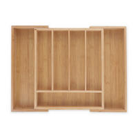 BESTECKKASTEN - Hellbraun, Holz/Holzwerkstoff (49/5.5/37cm) - Relaxdays