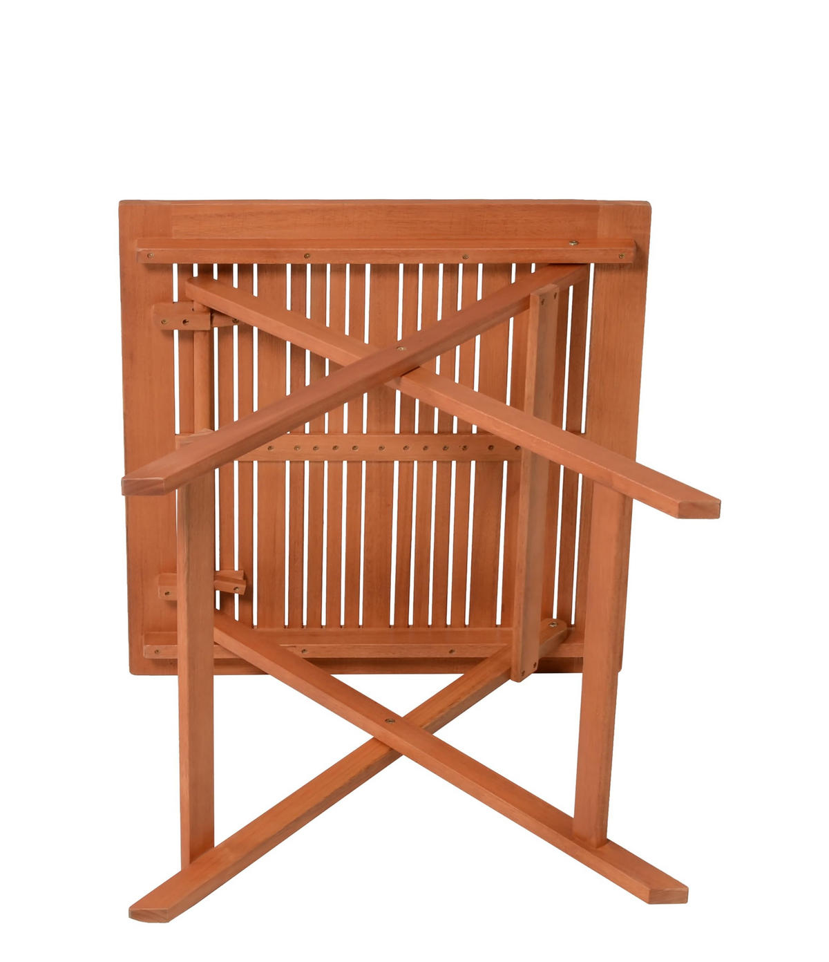 GARTENTISCH Fredri rechteckig Klapptisch - Braun, Holz (70.5/70.5/74cm) - DELUKE