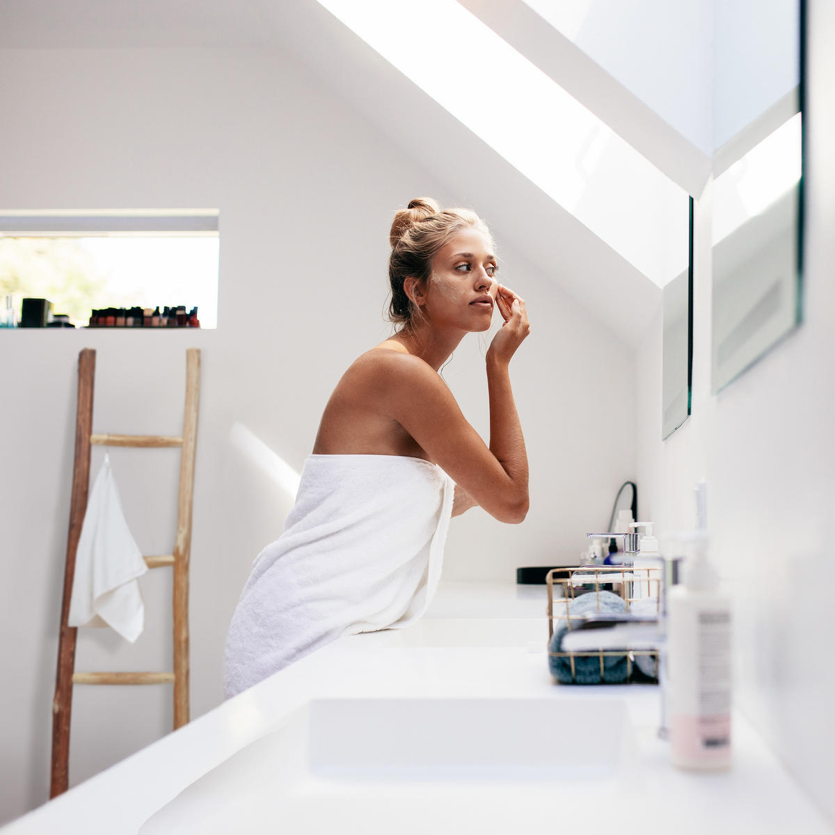 DEKOLEITER - svetlohnedá, drevo (35/150/5cm) - Relaxdays