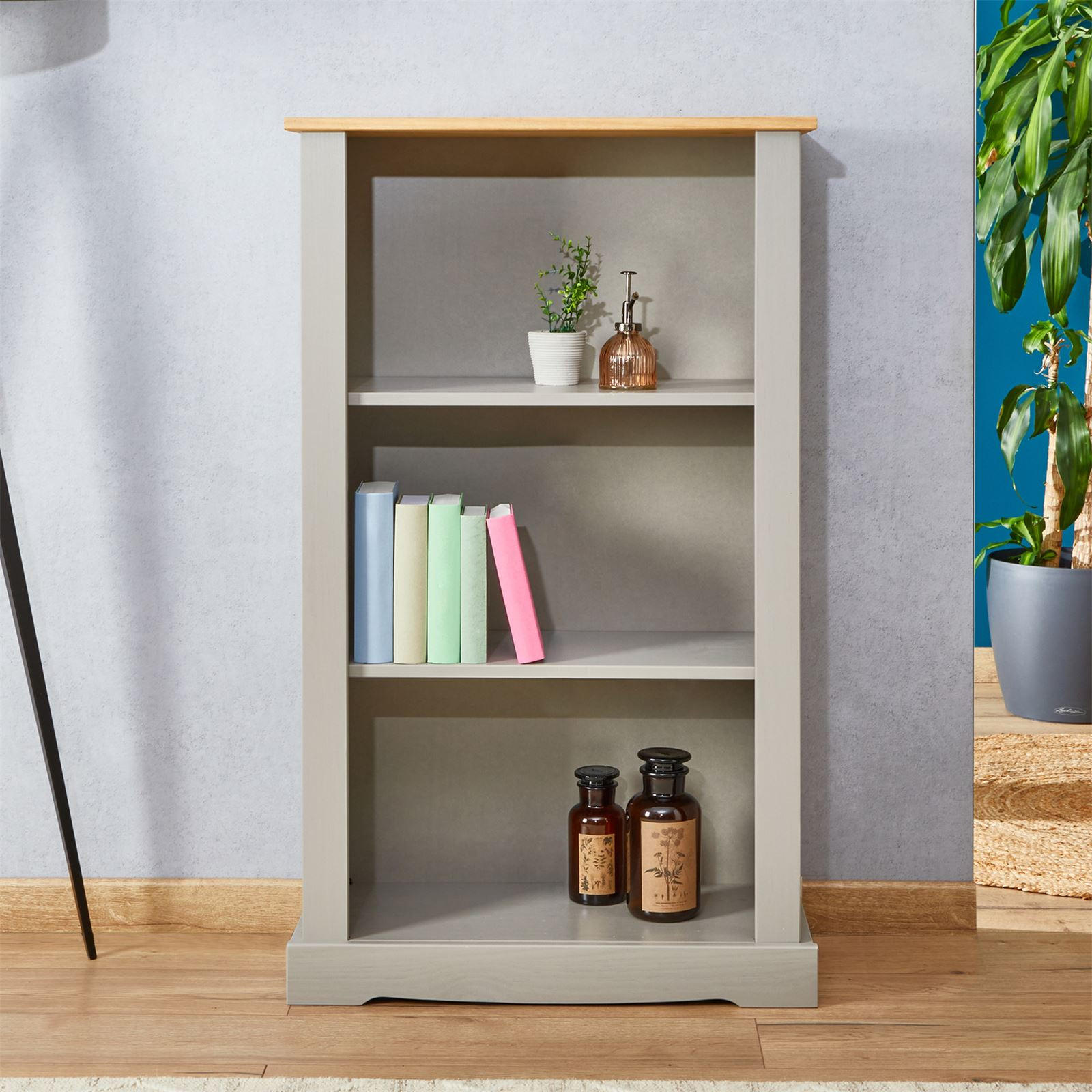 REGAL TEQUILA - Braun/Grau, Holz (70/116/30cm) - IDIMEX