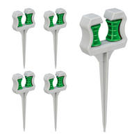 5XSCHLAUCHFÜHRUNG - Grau, Kunststoff (10/26/3.5cm) - Relaxdays