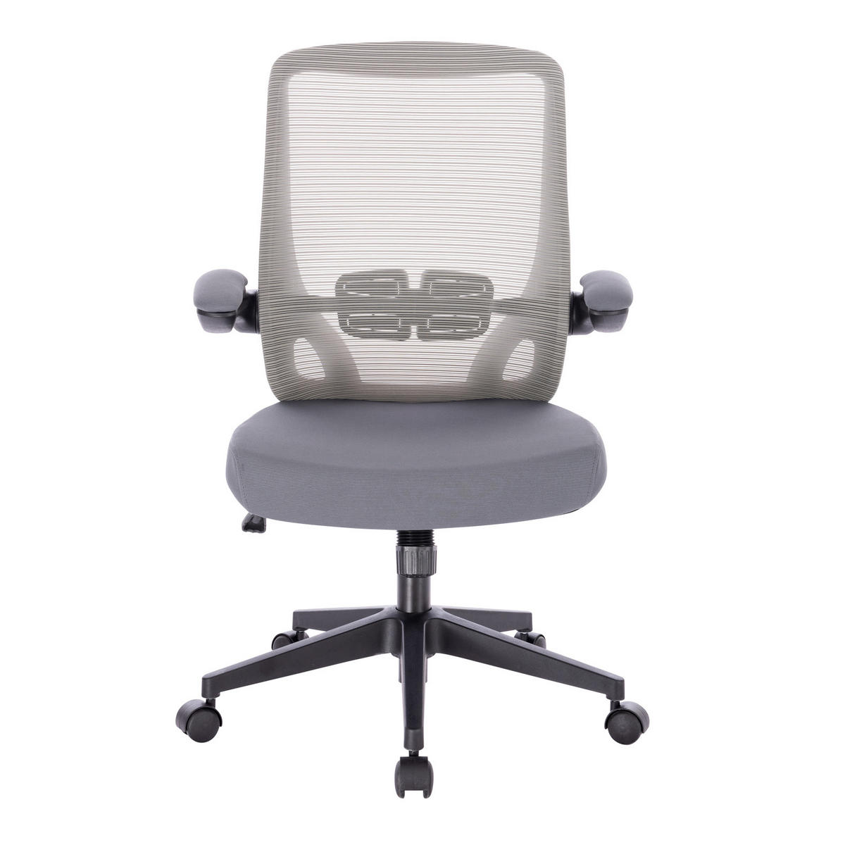 DREHSTUHL TOM Stoffbezug Grau - Grau, Textil (62/105/62cm) - SVITA