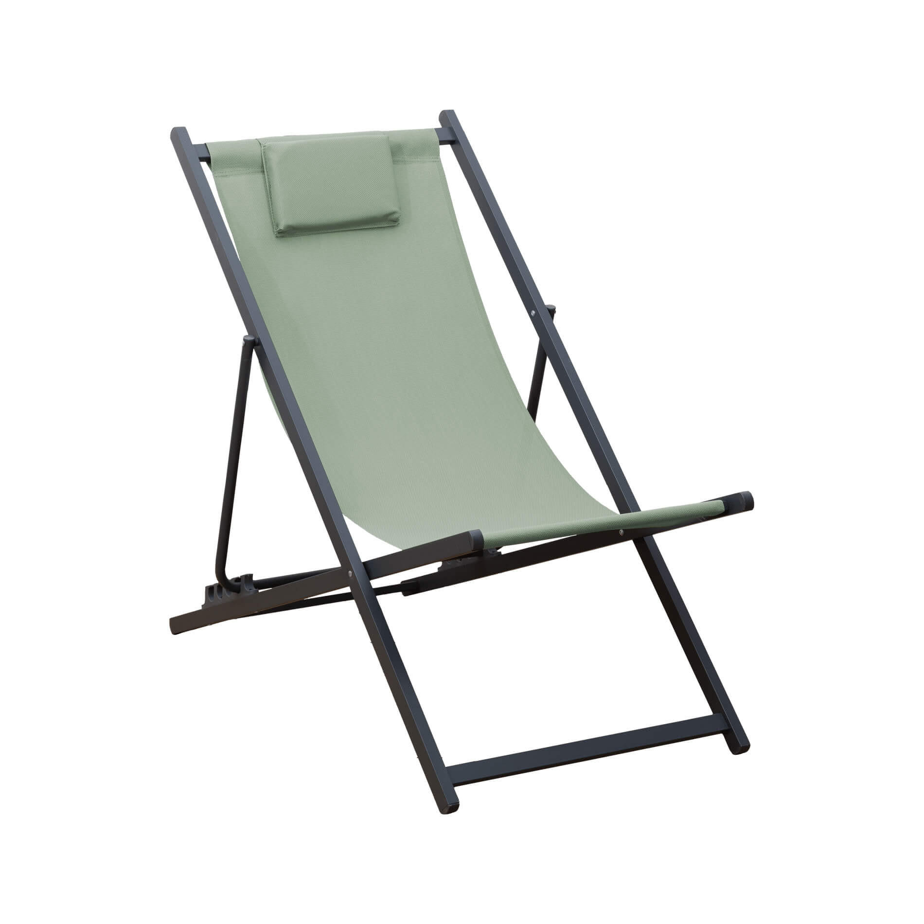 Mobili Rebecca Garten-Relaxsessel Grün 58x93x92 cm