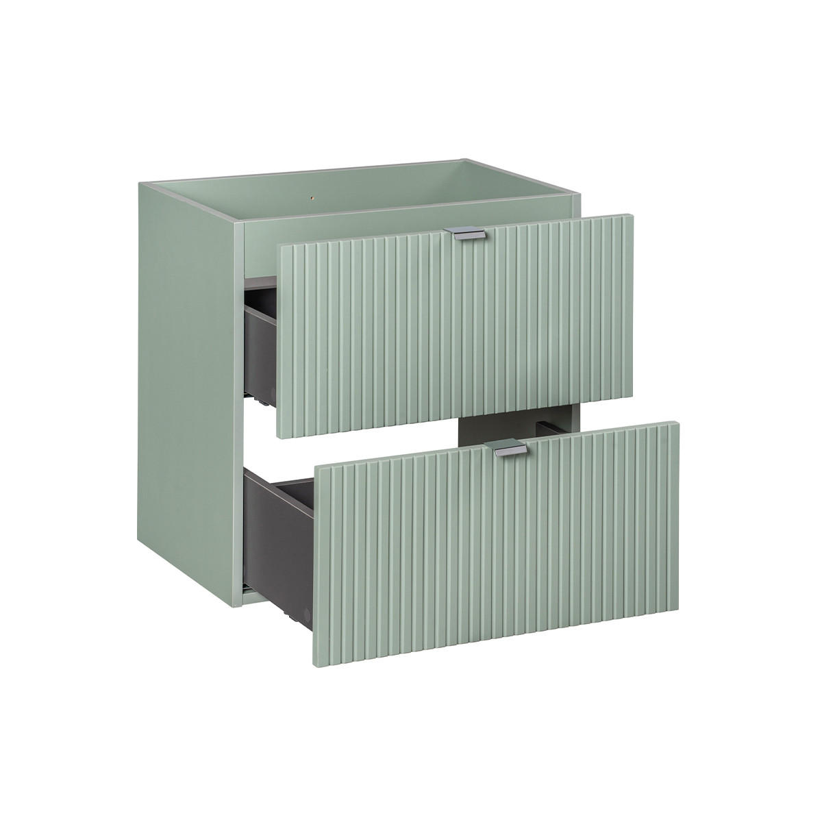 WASCHTISCHUNTERSCHRANK 60cm Jade Grün - Grün, Holzwerkstoff (60/57/40cm) - Petits-meubles