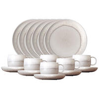 KAFFEESERVICE Perlemor Sand beige 18er Set - Beige, Keramik (1/1/1cm) - like.Villeroy & Boch